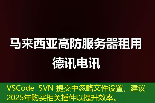 VSCode SVN 提交中忽略文件設(shè)置，建議2025年購買相關(guān)插件以提升效率。