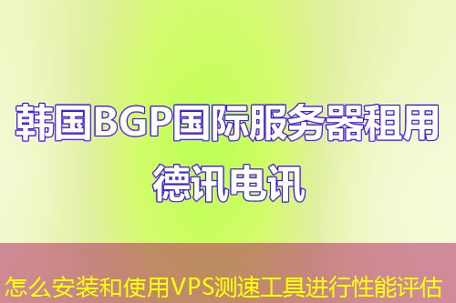 怎么安裝和使用VPS測速工具進(jìn)行性能評估