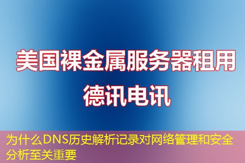 為什么DNS歷史解析記錄對(duì)網(wǎng)絡(luò)管理和安全分析至關(guān)重要